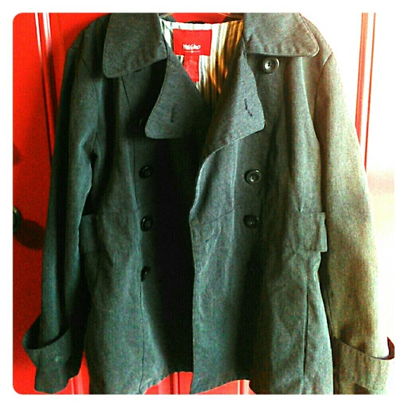 Mossimo Supply Co. Jackets & Blazers - Grey Overcoat